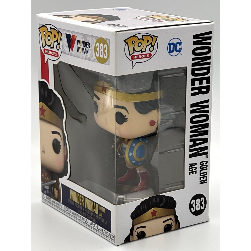 Vaulted Funko POP! #383 Heroes Wonder Woman Golden Age Vinyl Figure - Picture 2 of 6